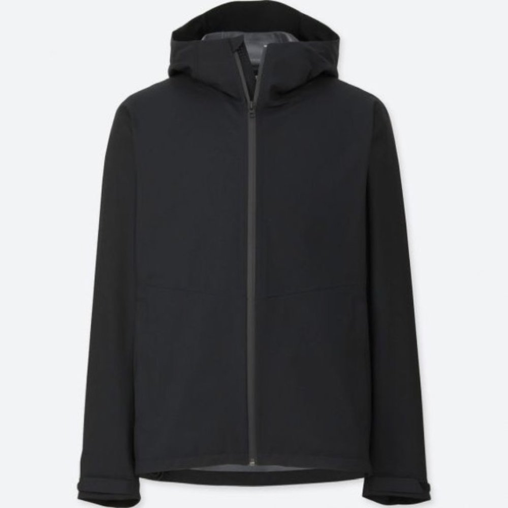UNIQLO Blocktech Rain Coat Jacket Parka (Black)